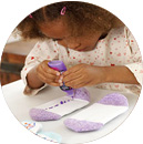 розрисовываем носки